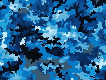 Military blue camouflage fabric texture (ID:ffach770546)