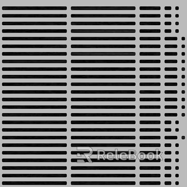 Perforated plate metal texture