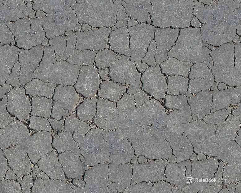 Gray cracked cement asphalt asphalt road ground highway road texture