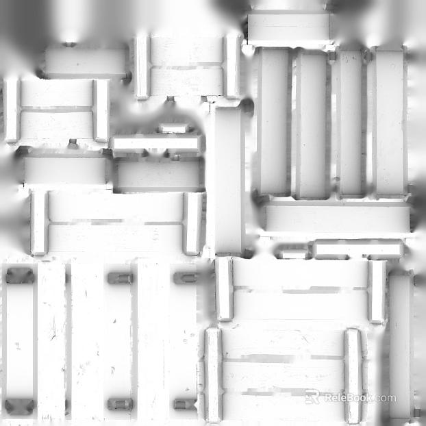 Black and white industrial wind concave-convex metal component texture