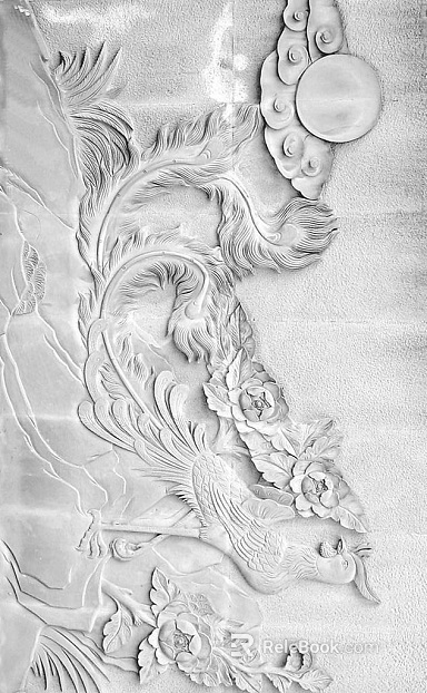 relief white relief plate texture