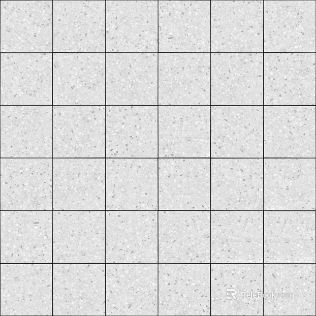 White terrazzo pavement texture