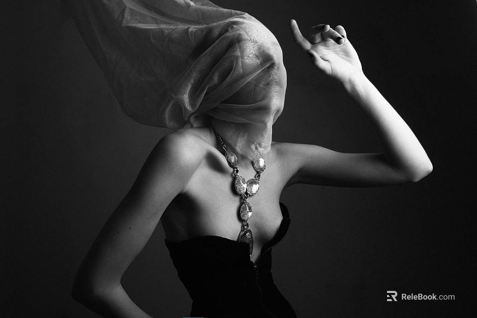 black and white painting texture