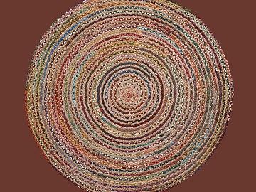 Round carpet texture (ID:ffajg58240)