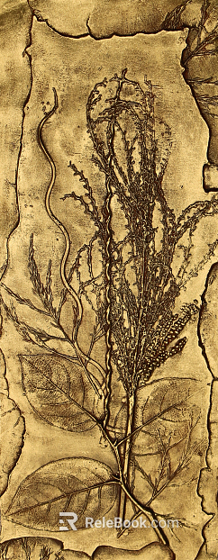 Metal relief texture