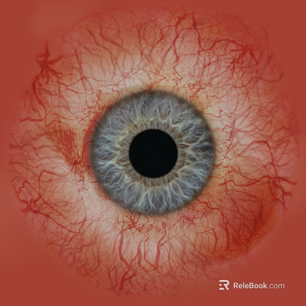 Eye pupil eyeball bloodshot amber eyeball texture