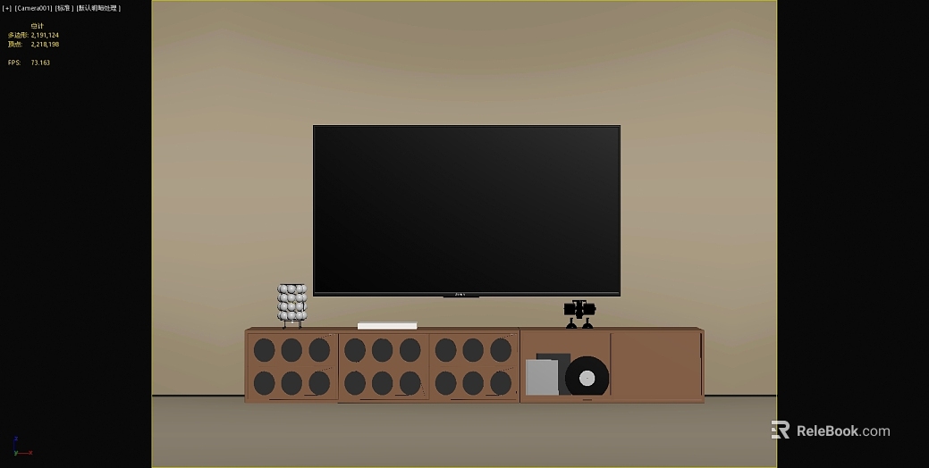 Light Brown Wood Grain TV Cabinet Living Room Storage Cabinet texture