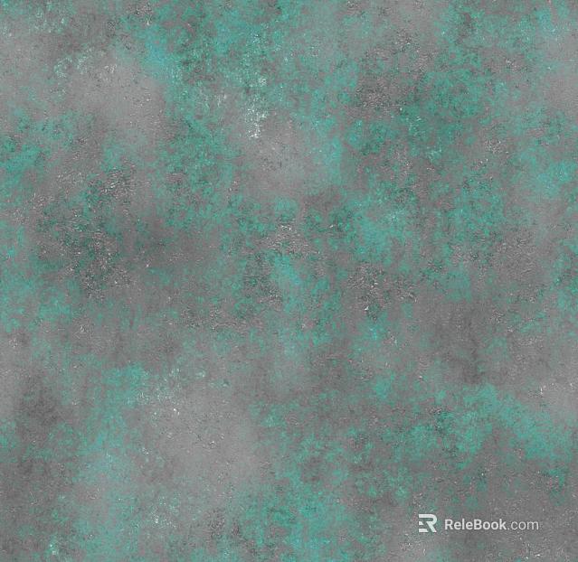 Grey green old metal wall decoration texture