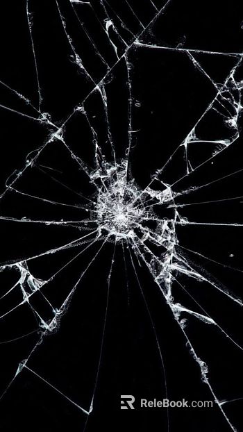 Broken glass texture