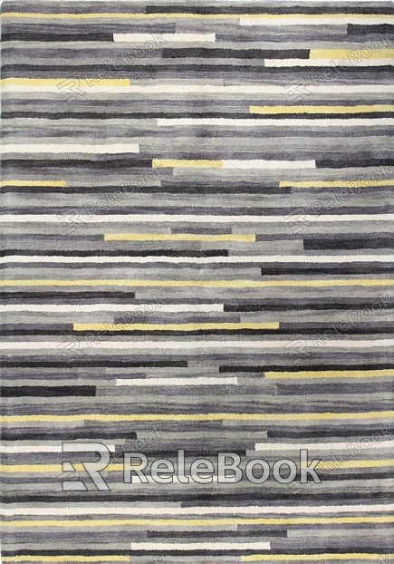 A modern square carpet featuring an abstract geometric pattern in shades of grey, white, and black, with a soft, plush texture inviting comfort and style to any room setting.