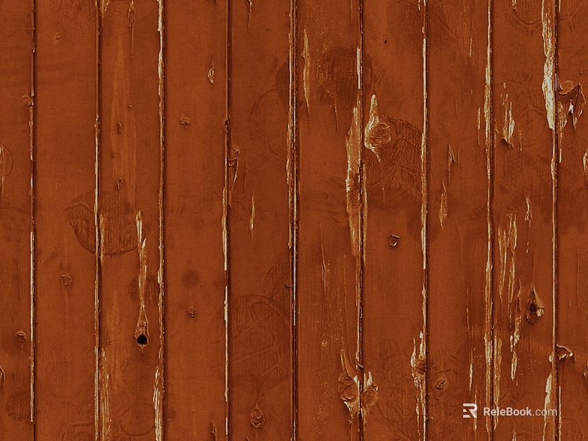 Red-brown dilapidated wooden wall panel texture