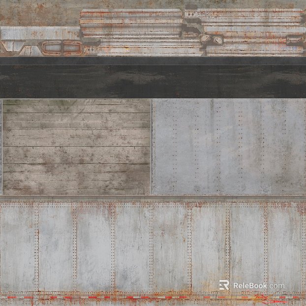 Industrial Ash Rust Old Metal Wall Finishes texture