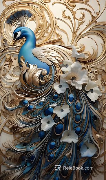 Animal painting texture