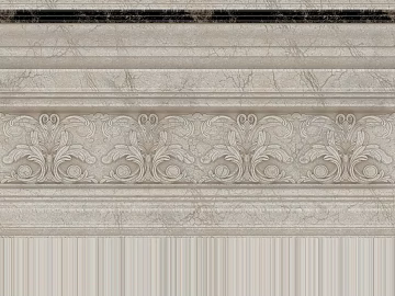 Off-white stone relief wall line waist line texture (ID:ffaeh009976)