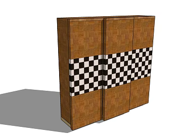 Yellow-brown woven wood black and white plat wardrobe finish texture (ID:ffaeh764984)