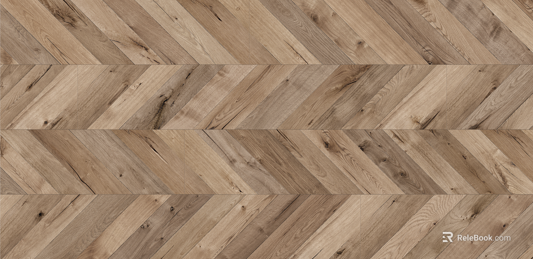 Wood Flooring Fish Bone with Milk Tea texture