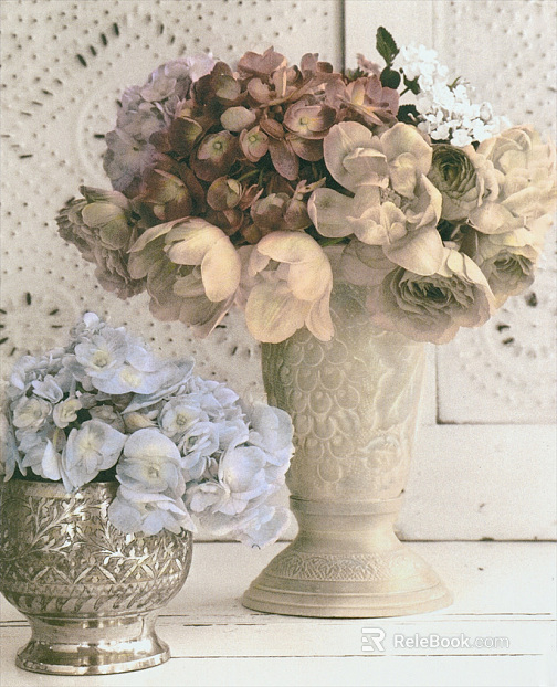 Plant painting texture
