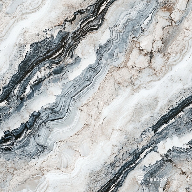 Marble Texture Luxury Stone Flowing Lines texture