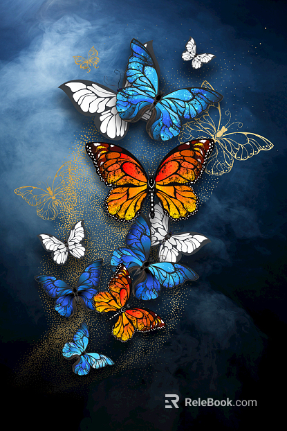 Animal painting texture
