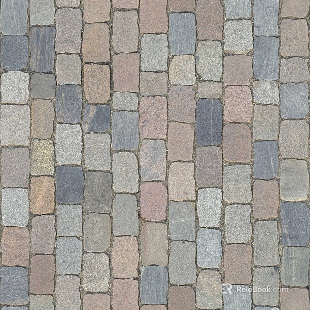 Brick pavement texture