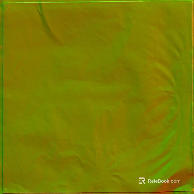 Yellow green pleated plastic cloth decorative fabric texture