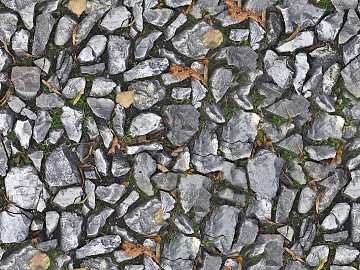 Gray goose soft stone gravel sidewalk road ground street square paving texture (ID:ffach201450)