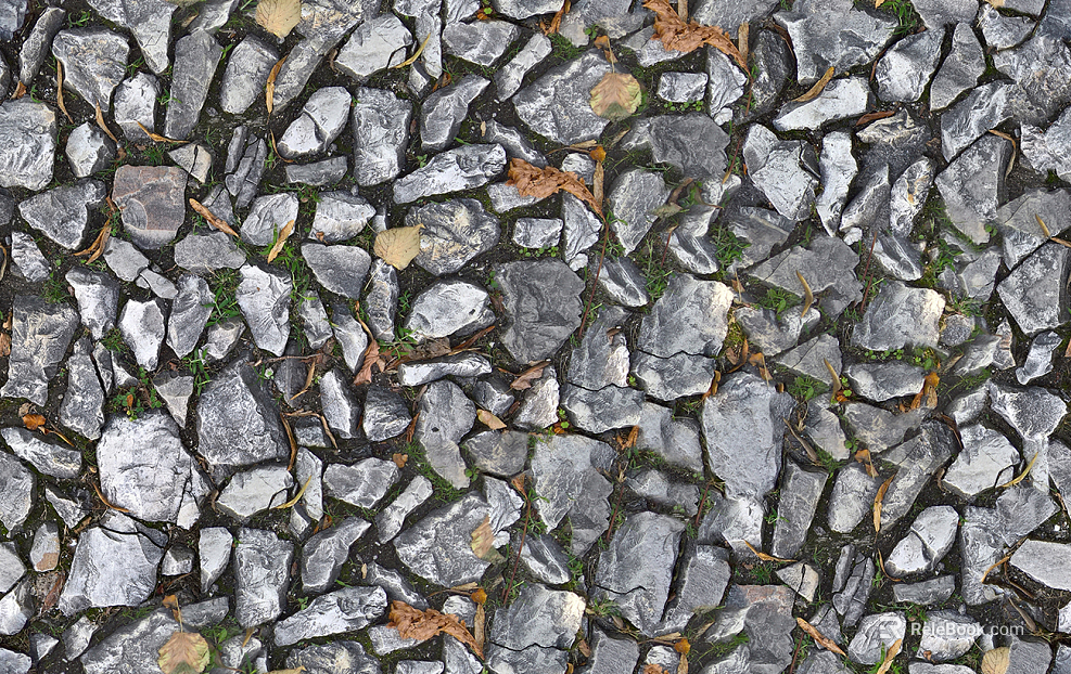 Gray goose soft stone gravel sidewalk road ground street square paving texture