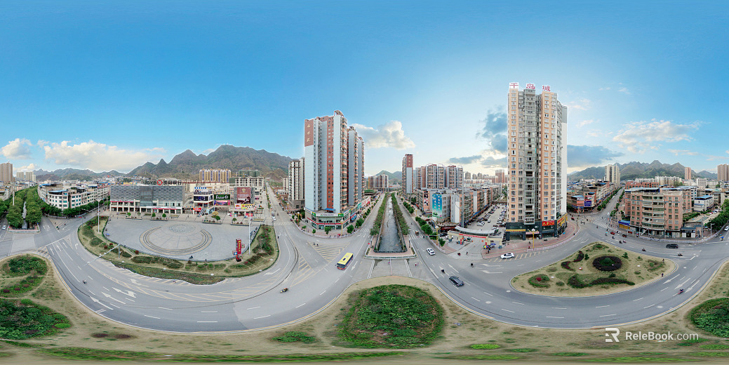 HDR City Community Panorama texture