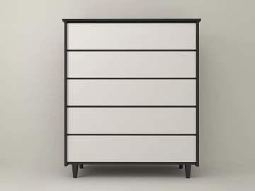 Modern Black and White Wooden Bucket Cabinet Bedroom Storage texture (ID:ffaeh911236)