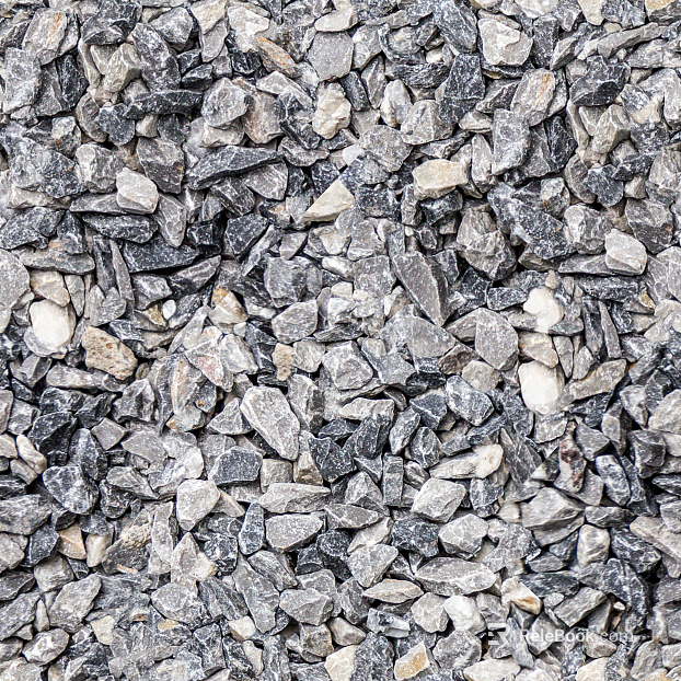 black and white gravel texture