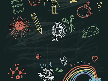 blackboard painting texture (ID:ffaeg14228)