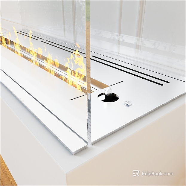 Brilliant Face Stainless Steel Fireplace Metal Panel texture