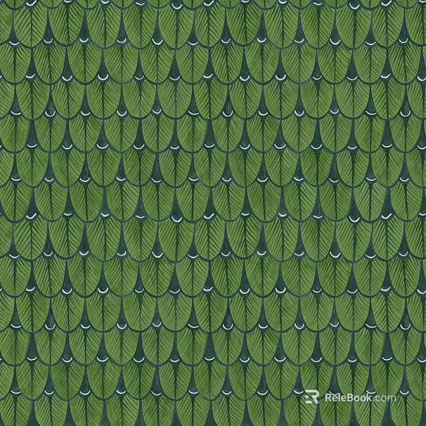 Cole & Son Feather Tile Nordic Plaid Dark Green Toilet Tile Seamless texture