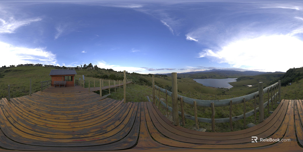 Outdoor Plank Road Grass Day HDR texture