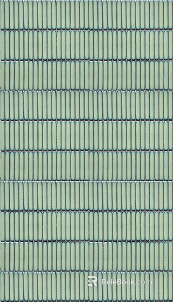 French cream green abstract long brick texture