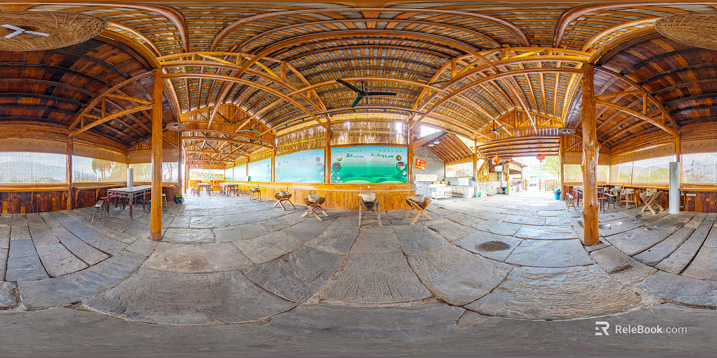 Nongjiale Restaurant Daytime HDR texture