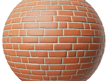 Brick wall PBR texture (ID:ffach307481)