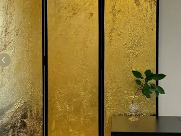New Chinese gold foil screen living room partition texture (ID:ffaeh637676)