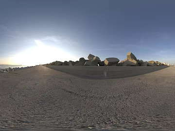 Seaside Park Sunrise hdr texture (ID:ffabg60201)