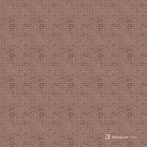 Red-brown brick wall, building exterior wall texture