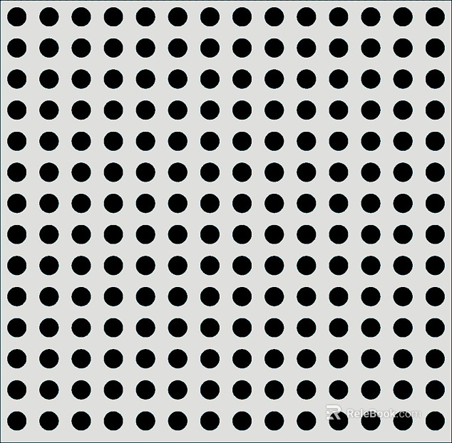 Perforated plate texture