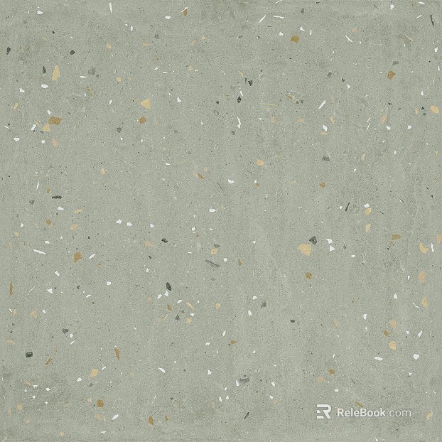 Grayish green terrazzo indoor wall surface texture