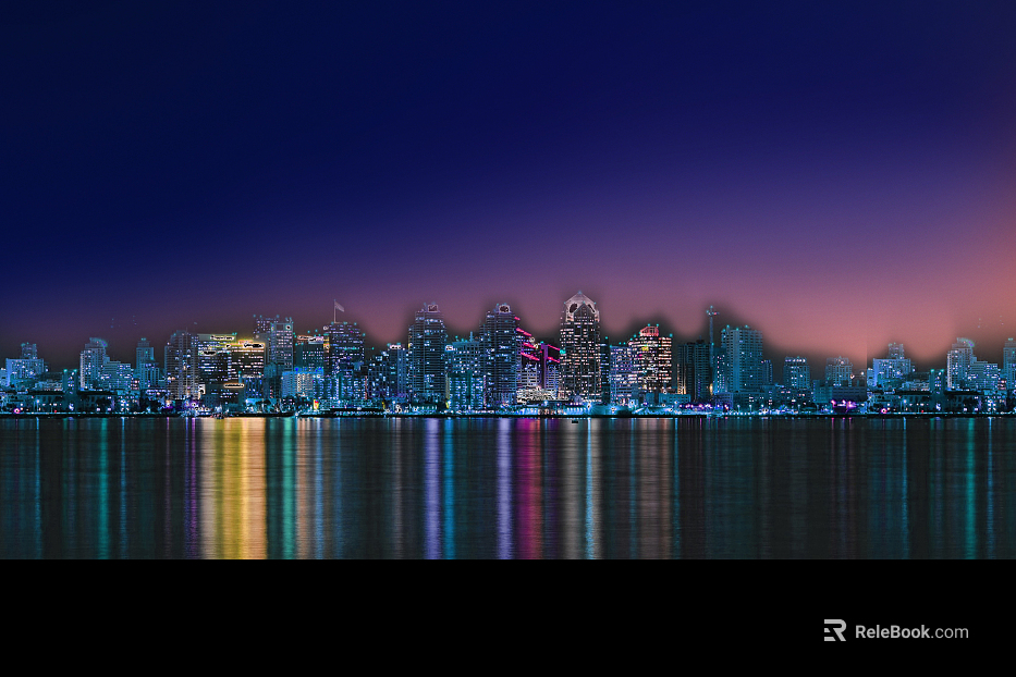 Night view texture
