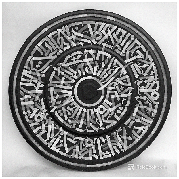 Round carpet texture