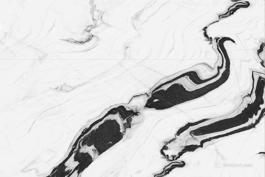 Water pattern marble ink pattern black and white marble texture