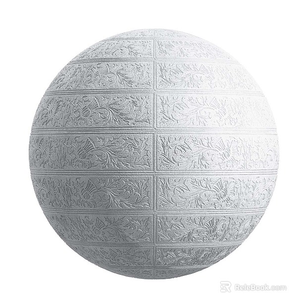 Wall relief PBR texture
