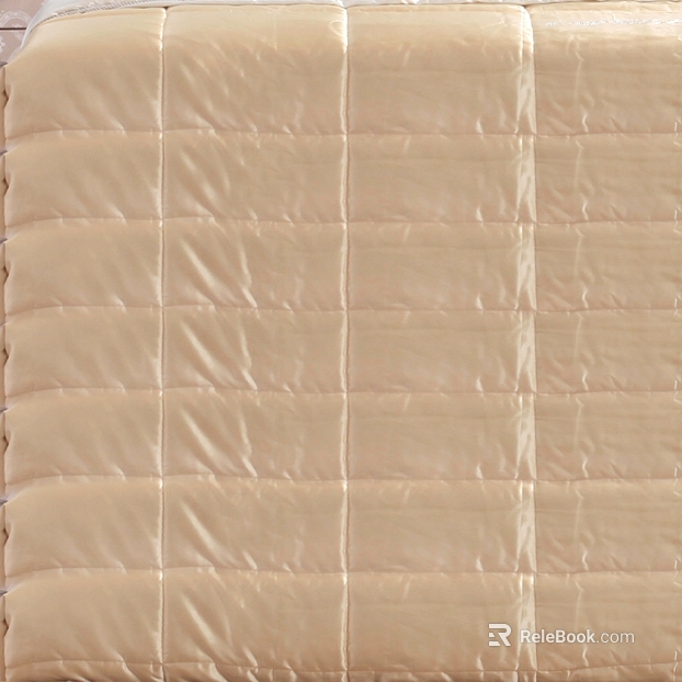 Beige Quilted Velvet Fabric texture