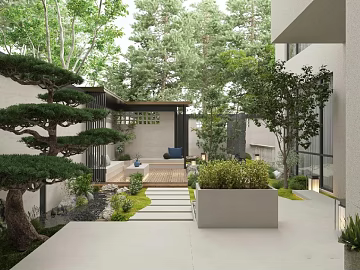 Courtyard Exterior texture (ID:ffach921511)