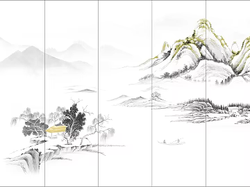 landscape painting texture (ID:ffach262846)