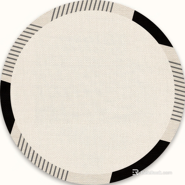 Round carpet texture